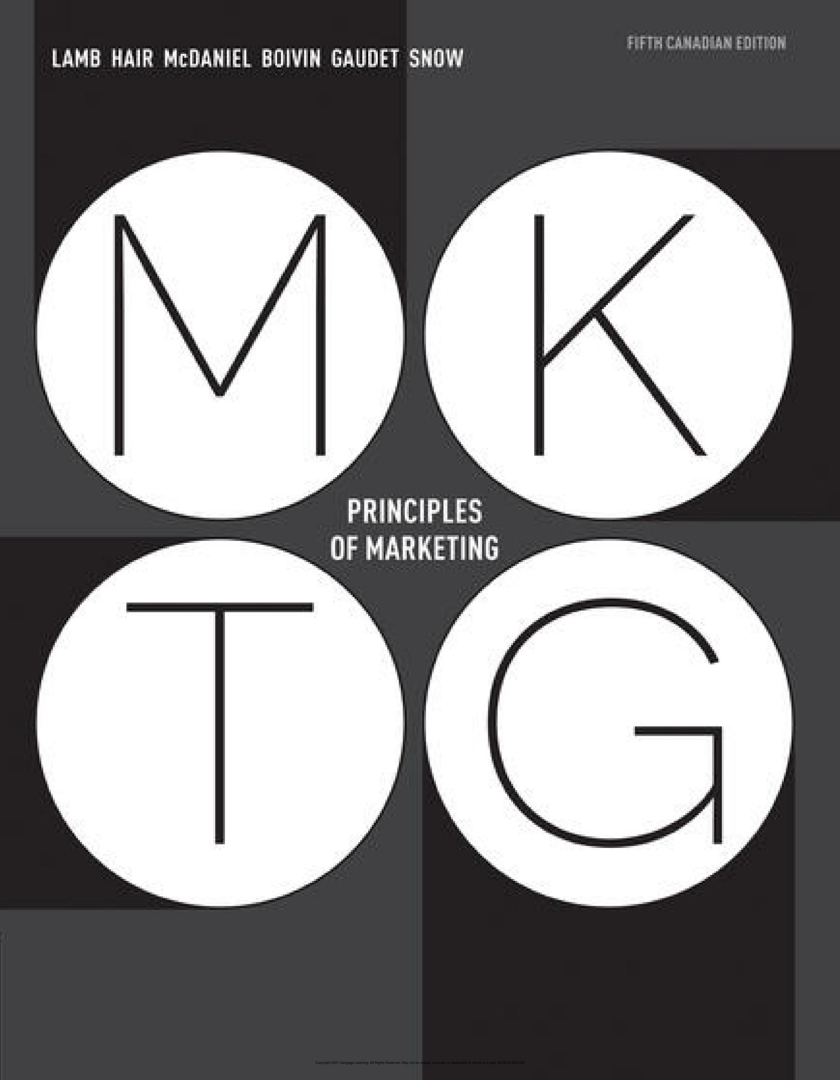 MKTG Principles of Marketing (Fifth Canadian Edition)