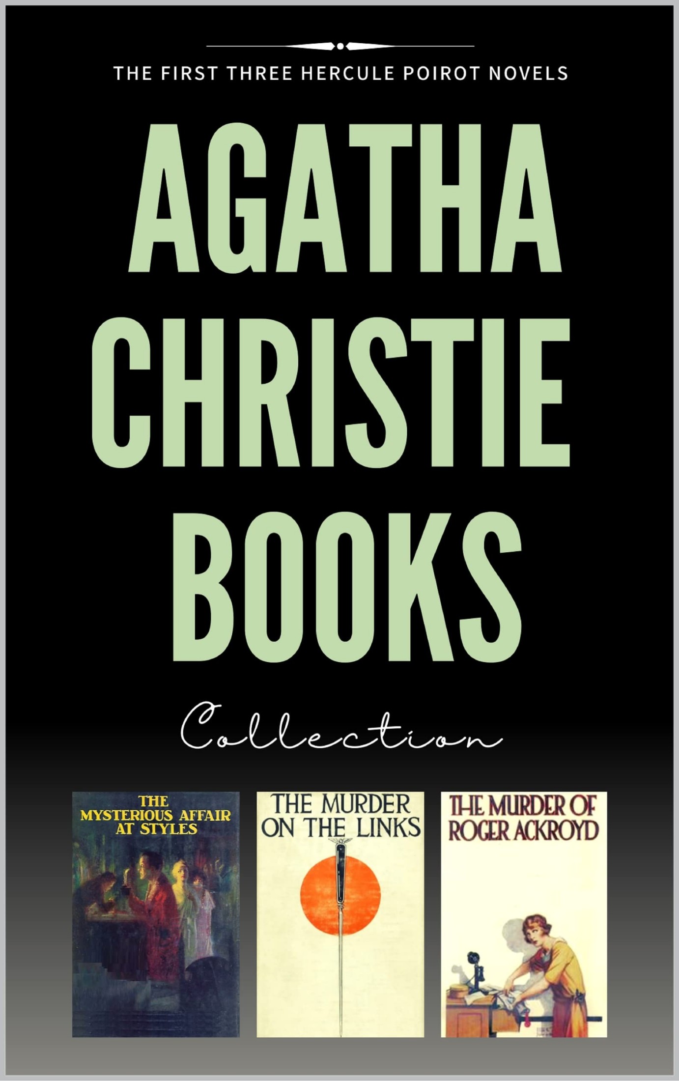 Agatha Christie Books Collection (The First Three Hercule Poirot Novels)